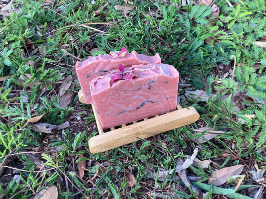 Rose Clay and Charcoal Soap